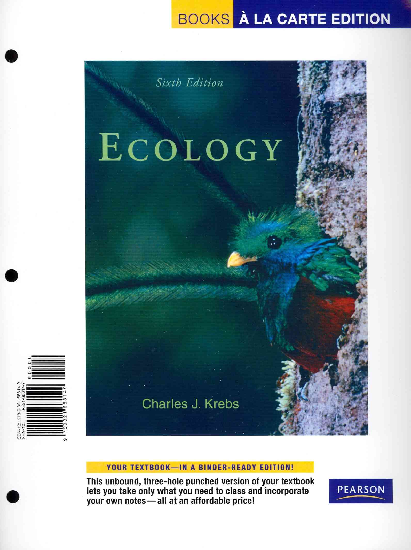 Ecology By Krebs, Charles J. 321688147 eBay